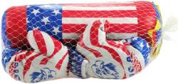 Boxovací set rukavice + pytel 40cm americká vlajka v síťce Boxovací set rukavice + pytel 40cm americká vlajka v síťce