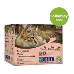 Bozita Cat kousky masa v želé, kapsička 85 g (12 pack) - Poškozený obal - %