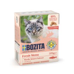 Bozita Cat kousky v omáčce s lososem, tetrapak 370 g (bal. 6 ks) Bozita Cat kousky v omáčce s lososem, tetrapak 370 g (bal. 6 ks)
