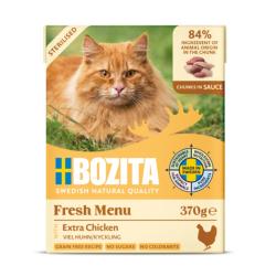 Bozita Cat Sterilised kousky v omáčce s kuřecím, tetrapak 370 g (bal. 6 ks) Bozita Cat Sterilised kousky v omáčce s kuřecím, tetrapak 370 g (bal. 6 ks)