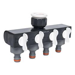 Bradas Adaptér na kohoutek-rozdělovač 4cestný,1"-3/4",WL-3033,WHITE LINE Bradas Adaptér na kohoutek-rozdělovač 4cestný,1"-3/4",WL-3033,WHITE LINE