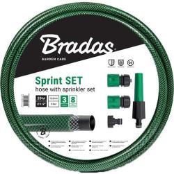 Bradas Hadice SPRINT 1/2" (20m), neprůhledná ZE + příslušenství