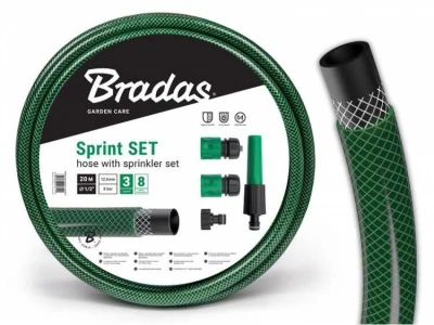 Bradas Hadice SPRINT 1/2[34] (20m), neprůhledná ZE + příslušenství