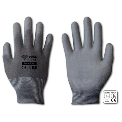Bradas Rukavice PURE GRAY PU 8 Bradas Rukavice PURE GRAY PU 8
