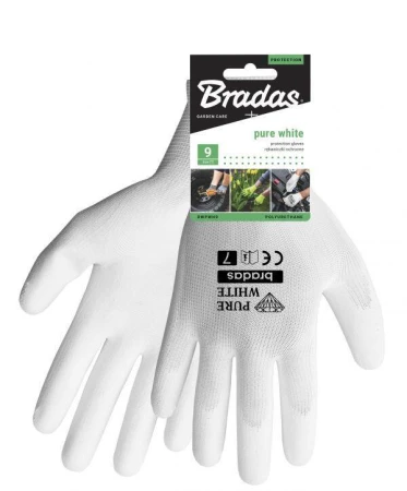 Bradas Rukavice PURE WHITE PU 7 Bradas Rukavice PURE WHITE PU 7