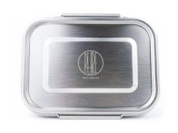 BrainMax Nerezový svačinový box se sponou 1,5l