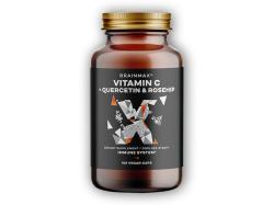 BrainMax Vitamin C Quercetin, Rose Hip 100 rostlinných kapslí BrainMax Vitamin C Quercetin, Rose Hip 100 rostlinných kapslí