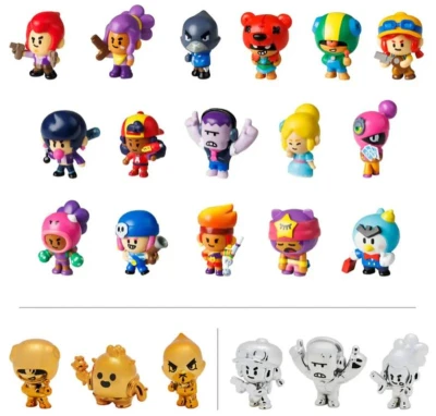 Brawl Stars 3 pack série 1 figurky sběratelské set 3ks různé druhy