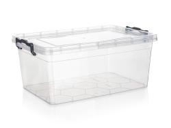 Brilanz Box úložný GEMA 14l, 42x27x18cm, víko, klip, PH ŠE/TRA