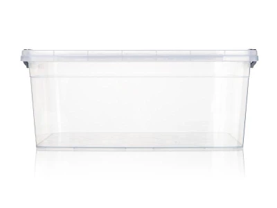 BRILANZ Box úložný GEMA 20l, 49x32,5x19,5cm, víko, klip, PH ŠE/TRA