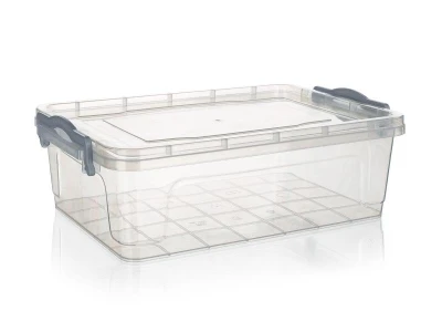 BRILANZ Box úložný GEMA 7l, 37x25x12cm, víko, klip, PH ŠE/TRA BRILANZ Box úložný GEMA 7l, 37x25x12cm, víko, klip, PH ŠE/TRA