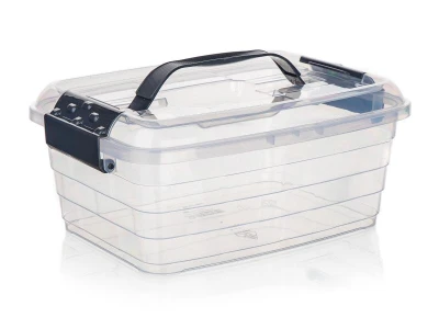 BRILANZ Box úložný VILARD 5l,29x22x13cm,víko,klip,madlo,PH KOUŘ/TRA BRILANZ Box úložný VILARD 5l,29x22x13cm,víko,klip,madlo,PH KOUŘ/TRA