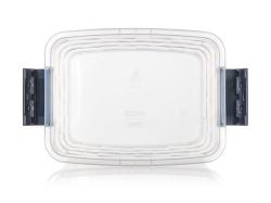 BRILANZ Box úložný VILARD 8,5l,31x24x21cm,víko,klip,madlo,PH KOUŘ/TRA