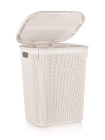 BRILANZ Koš na špinavé prádlo ratan 50l 55x43x34cm PH KRÉM