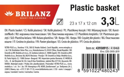 BRILANZ Košík 23x17x12cm PH BÍ