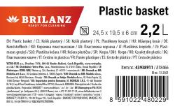 Brilanz Košík 24,5x19,5x6cm PH ANTR