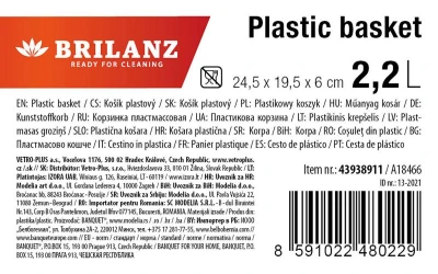 Brilanz Košík 24,5x19,5x6cm PH ANTR
