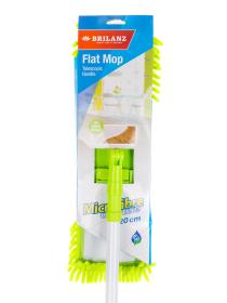 BRILANZ Mop s telesk. tyčí 42x13cm/68-120cm žinylka ZE sv.