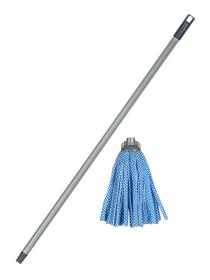 BRILANZ Mop s tyčí viskóza MO/BÍ 160g/120cm závit hrubý BRILANZ Mop s tyčí viskóza MO/BÍ 160g/120cm závit hrubý