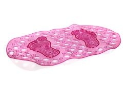BRILANZ Podložka do vany FEETS 67x35cm RŮŽ TRA