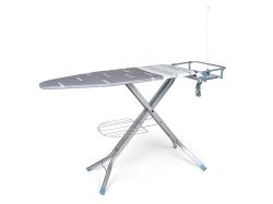 BRILANZ Prkno žehlicí PROFESSIONAL 130x48cm BA, kov STŘ,se zásuvkou+rukávník