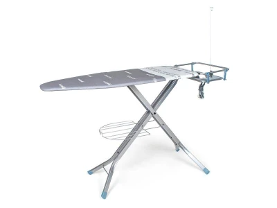 BRILANZ Prkno žehlicí PROFESSIONAL 130x48cm BA, kov STŘ,se zásuvkou+rukávník