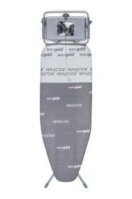 BRILANZ Prkno žehlicí PROFESSIONAL 130x48cm BA, kov STŘ,se zásuvkou+rukávník