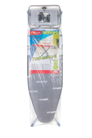 BRILANZ Prkno žehlicí PROFESSIONAL 130x48cm BA, kov STŘ,se zásuvkou+rukávník