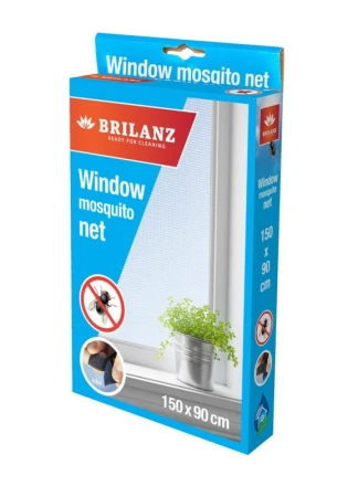 BRILANZ Síť okenní 150x 90cm BÍ s páskou BRILANZ Síť okenní 150x 90cm BÍ s páskou