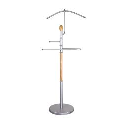 BRILANZ Sluha němý 46x27x107cm Cr/dřev.světlý BRILANZ Sluha němý 46x27x107cm Cr/dřev.světlý