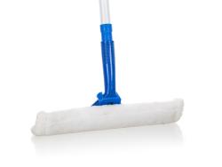 BRILANZ Stěrka na okna mikrovlákno + guma 25cm, telekop.tyč 75-150cm