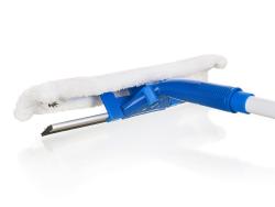 BRILANZ Stěrka na okna mikrovlákno + guma 25cm, telekop.tyč 75-150cm