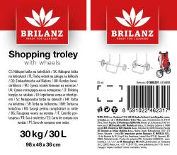 Brilanz Taška nákupní 30l, nosnost 30kg ČRV