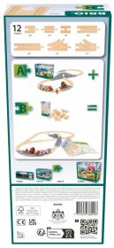 Brio DŘEVO Koleje 12ks startovací sada doplněk k vláčkodráze