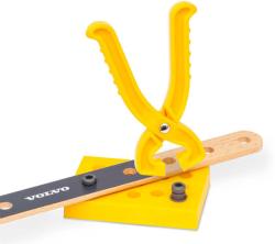 Brio DŘEVO Nakladač Volvo montážní stavebnice 58 dílků na baterie Světlo