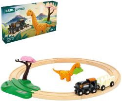 Brio DŘEVO Vláček dráha Dino kruhová set vláčkodráha s dinosaurem Brio DŘEVO Vláček dráha Dino kruhová set vláčkodráha s dinosaurem