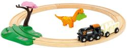 Brio DŘEVO Vláček dráha Dino kruhová set vláčkodráha s dinosaurem