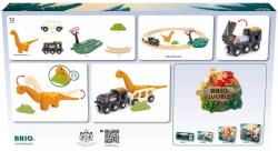 Brio DŘEVO Vláček dráha Dino kruhová set vláčkodráha s dinosaurem