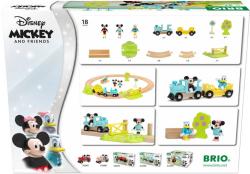 Brio DŘEVO Vláčkodráha Myšáka Mickeyho set se 3 postavičkami