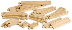 Brio DŘEVO Zatáčka dlouhá oblouk set 16ks koleje doplněk k vláčkodráze