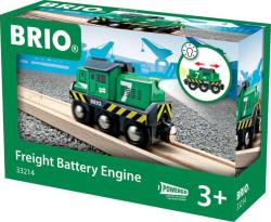 Brio Lokomotiva elektrická nákladní vláček na baterie Světlo kov