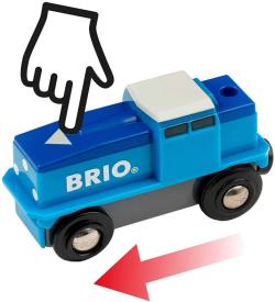 Brio Nákladní lokomotiva na baterie doplněk k vláčkodráze 33130