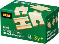 Brio OLYMPTOY Koleje mini rovne,spojky