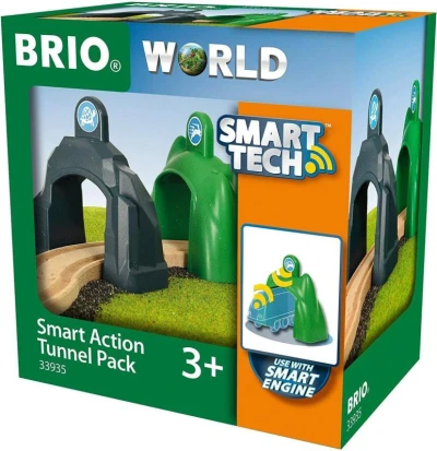 Brio Smart Tech akční interaktivní tunely set 2ks doplněk k vláčkodráze