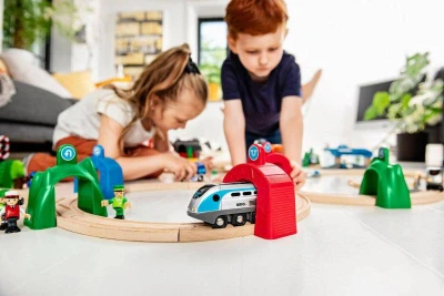 Brio Smart Tech akční interaktivní tunely set 2ks doplněk k vláčkodráze