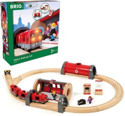 Brio Železniční sada vláčkodráha se soupravou metra a nástupištěm na baterie Brio Železniční sada vláčkodráha se soupravou metra a nástupištěm na baterie