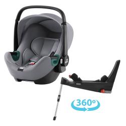 Britax Autosedačka Baby-Safe 3 i-Size Flex Base 5Z Bundle Frost Grey
