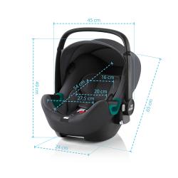 Britax Autosedačka Baby-Safe iSense Fossil Grey