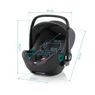 Britax Autosedačka Baby-Safe iSense Nordic Grey