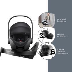 Britax Autosedačka Baby-Safe Pro Vario Base 5Z Bundle Classic Deep Black